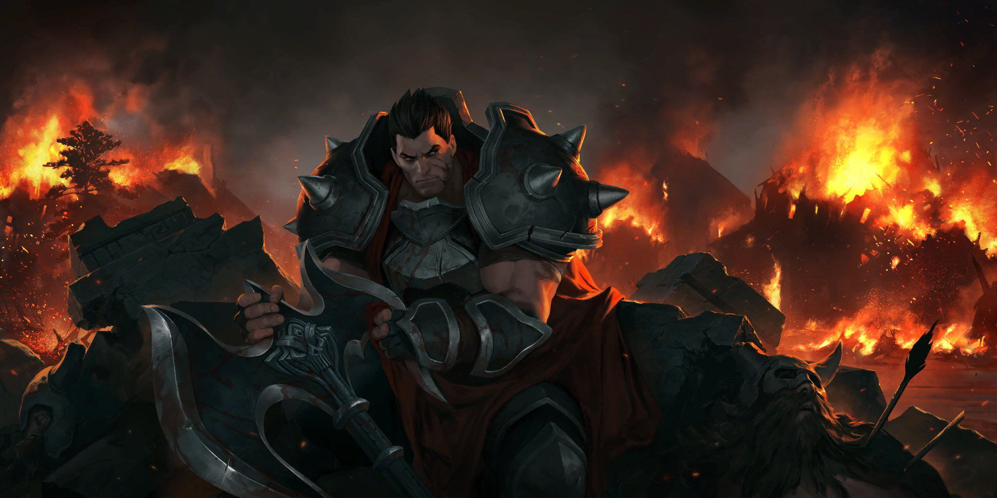 Darius sur Legends of Runeterra, infos sur le champion de LoR - Carte de Noxus